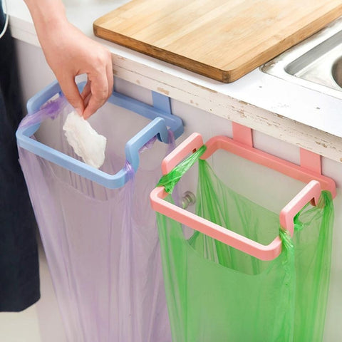 kitchen garbage bag holder 2019TOP Portable Kitchen Trash Bag Holder Incognito Cabinets Cloth Rack Towel Rack G90530 - ren mart