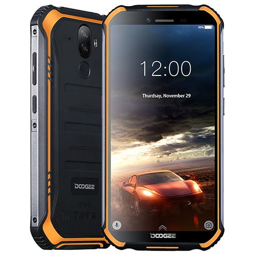 DOOGEE S40 IP68/IP69K waterproof smartphone MTK6739 Quad Core 3GB 32GB 5.5'' Android 9.0 Mobile Phone 4650mAh 8.0MP Rugged phone - ren mart