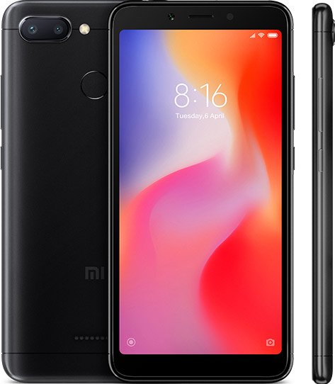 Original Global Version Xiaomi Redmi 6 4GB RAM 64GB ROM 5.45" HD 18:9 Helio P22 Octa Core4G LTE AI 12.0MP Face ID Smart Phone - ren mart