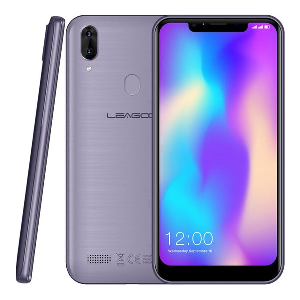 Original LEAGOO M11 4G Fingerprint Mobile Phone 6.18" Dual SIM Android 8.1 Quad Core 2GB RAM 16GB ROM 4000mAh Face ID Smartphone - ren mart