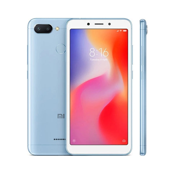 Original Global Version Xiaomi Redmi 6 4GB RAM 64GB ROM 5.45" HD 18:9 Helio P22 Octa Core4G LTE AI 12.0MP Face ID Smart Phone - ren mart