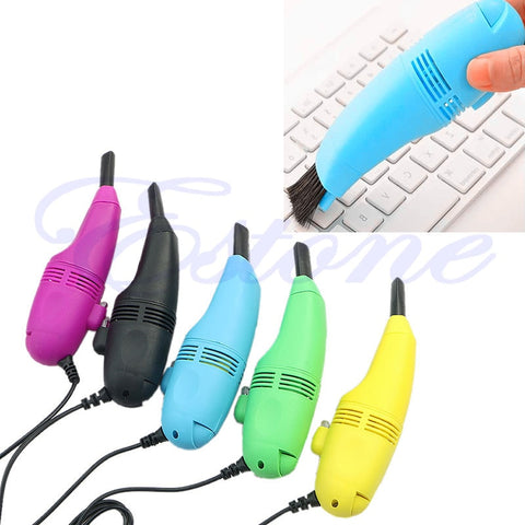 USB Gadgets Computer Vacuum Mini USB Keyboard Cleaner Laptop Brush Dust Cleaning Kit - ren mart