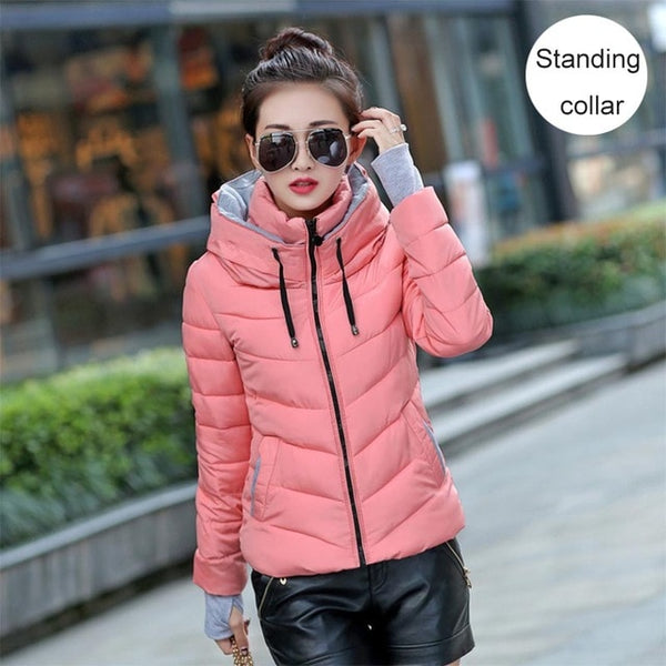 NEEDBO Long Down Jacket Women ultra Light Down Coat Winter Oversize Winter Autumn Warm Puffer jacket Coat Lady Down Jacket Parka - ren mart