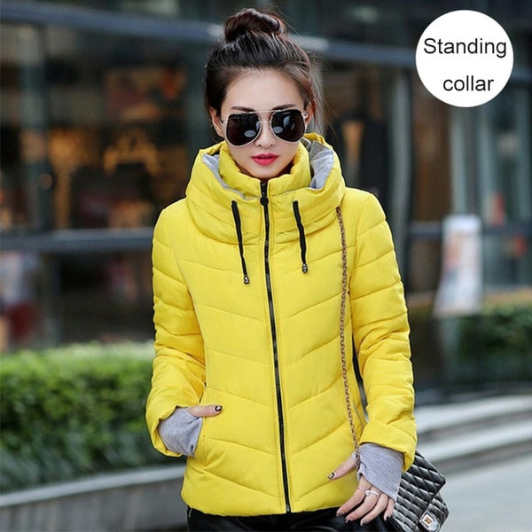 NEEDBO Long Down Jacket Women ultra Light Down Coat Winter Oversize Winter Autumn Warm Puffer jacket Coat Lady Down Jacket Parka - ren mart