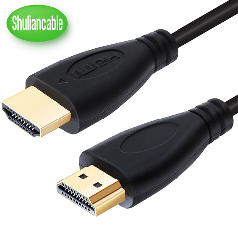 Shuliancable HDMI Cable High speed 1080P 3D gold plated cable hdmi for HDTV XBOX PS3 computer 0.3m 1m 1.5m 2m 3m 5m 7.5m 10m 15m - ren mart