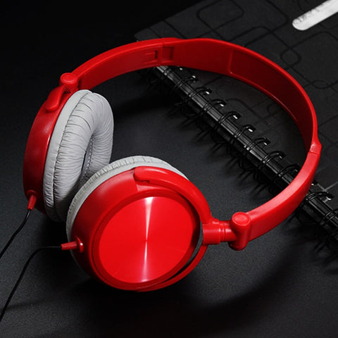 Newly Wired Computer Headset with Microphone Heavy Bass Game Karaoke Voice Headset DC128 - ren mart