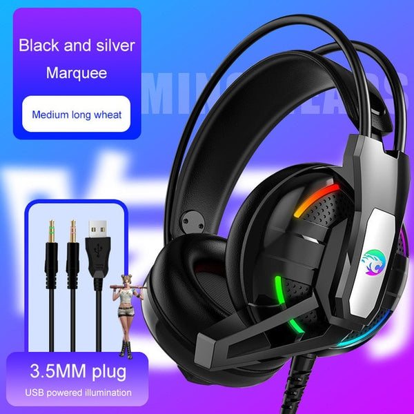 A12 Gaming Headphone 7.1 Channel Stereo Headset with Microphone Noise Cancelling Earphone for PS4/Laptop/PC Tablet Game Headset - ren mart