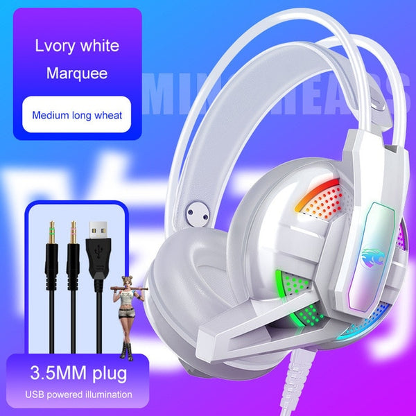 A12 Gaming Headphone 7.1 Channel Stereo Headset with Microphone Noise Cancelling Earphone for PS4/Laptop/PC Tablet Game Headset - ren mart