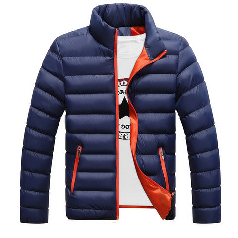 Winter Light Down Jacket Stand Collar Fit 3D Version Thermal Coat men duck down jacket ultralight outwear Fashion 2019 For Men - ren mart