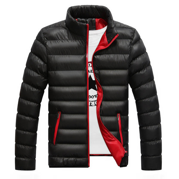 Winter Light Down Jacket Stand Collar Fit 3D Version Thermal Coat men duck down jacket ultralight outwear Fashion 2019 For Men - ren mart