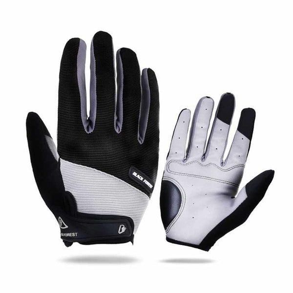 Outdoor Sports Windstopper Waterproof Gloves Black Riding Glove Motorcycle Gloves Touch Screen Black Full Finger Men - ren mart