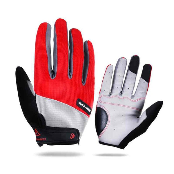 Outdoor Sports Windstopper Waterproof Gloves Black Riding Glove Motorcycle Gloves Touch Screen Black Full Finger Men - ren mart