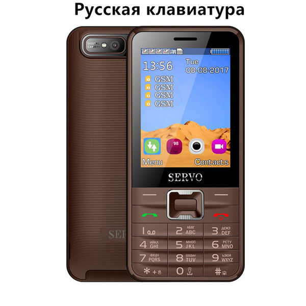 Quad Sim Cell phone Quad Band 2.8 inch 4 SIM cards 4 standby Phone Bluetooth Flashlight MP3 MP4 GPRS Russian Language keyboard - ren mart
