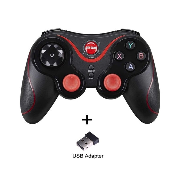 Terios T3 X3 Wireless Joystick Gamepad Game Controller bluetooth BT3.0 Joystick For Mobile Phone Tablet TV Box Holder - ren mart