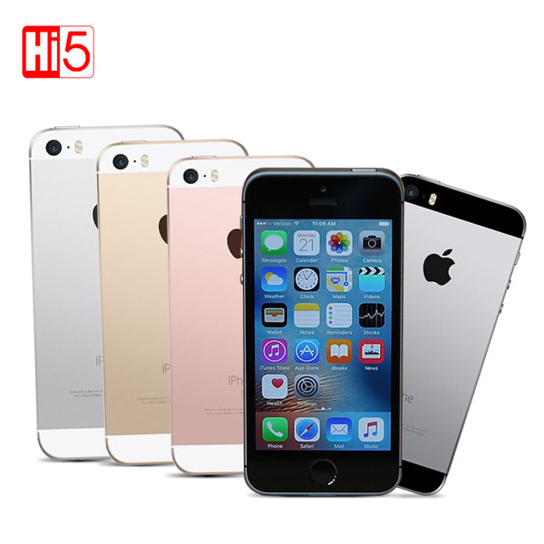 Unlocked Original Apple iPhone SE Dual Core 2G RAM 16/64GB ROM 4G LTE Mobile Phone iOS Touch ID Chip A9 4.0"12.0MP SE Phone - ren mart