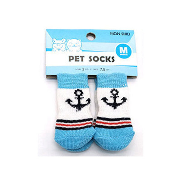 Cotton Rubber Sole Non-slip Breathable Washable Pet Dog Socks For Big Dog Outdoor Sport Dog Socks Winter - ren mart