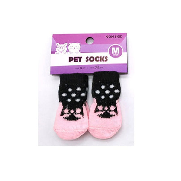 Cotton Rubber Sole Non-slip Breathable Washable Pet Dog Socks For Big Dog Outdoor Sport Dog Socks Winter - ren mart