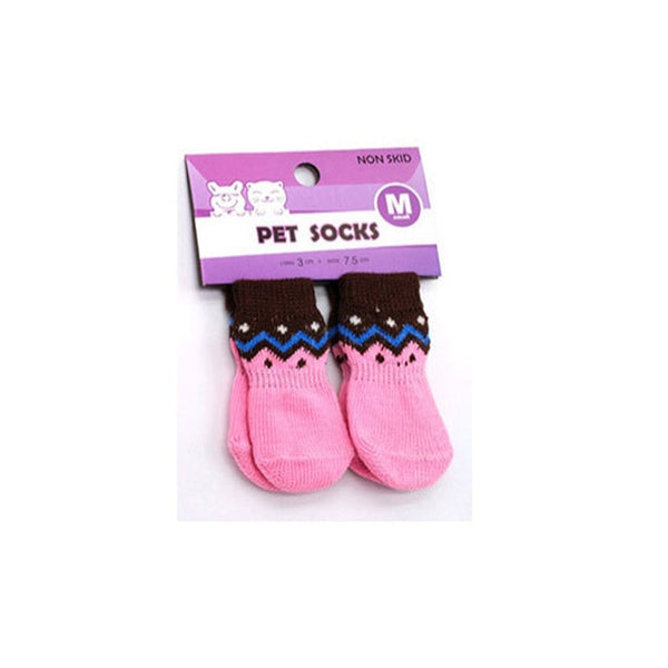 Cotton Rubber Sole Non-slip Breathable Washable Pet Dog Socks For Big Dog Outdoor Sport Dog Socks Winter - ren mart