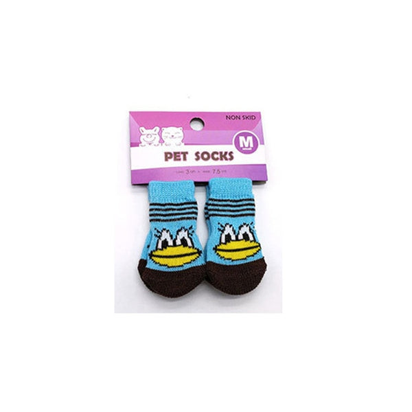 Cotton Rubber Sole Non-slip Breathable Washable Pet Dog Socks For Big Dog Outdoor Sport Dog Socks Winter - ren mart