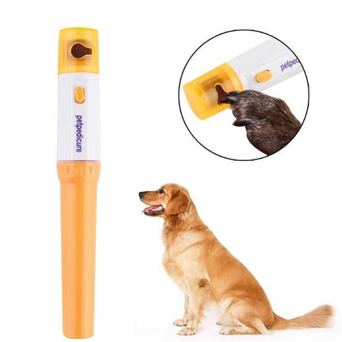 2019 Pet Dog Cat Electric Nail Claw Grooming Grinder Trimmer Clipper File Pet Nail Scissors Professional Painless Nail Clipper - ren mart