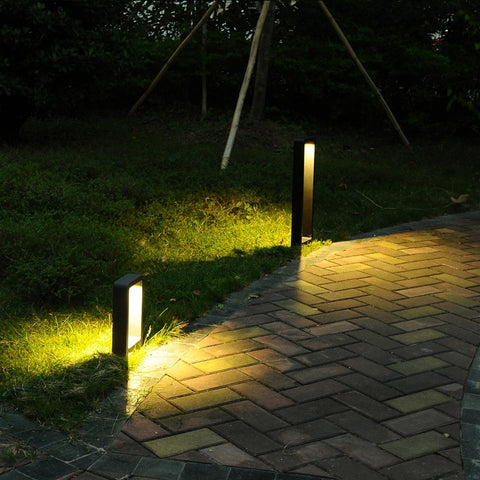 DONWEI LED Bollard Lawn light for Landscape Garden Yard Square Outdoor Lighting 60cm led Road Path Decorative Lighting lawn lamp - ren mart