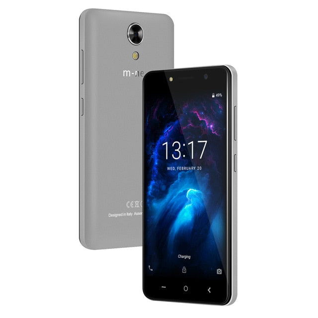 M-HORSE Power 1 Mobile Phone 5.0 Inch 5050mAh Android 7.0 1GB RAM 8GB ROM MTK6580 Quad Core Dual 5MP Camera 3G Sim Smartphone - ren mart