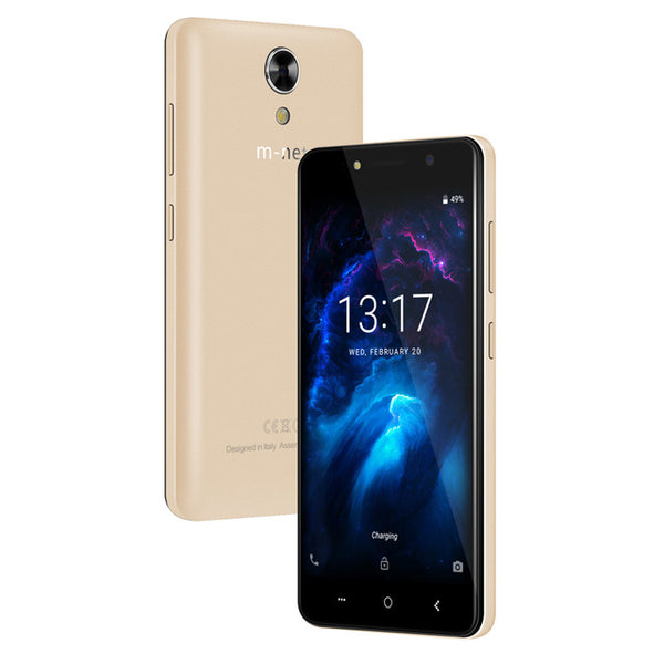 M-HORSE Power 1 Mobile Phone 5.0 Inch 5050mAh Android 7.0 1GB RAM 8GB ROM MTK6580 Quad Core Dual 5MP Camera 3G Sim Smartphone - ren mart