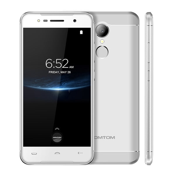 HOMTOM HT37 Pro Smartphone 4G Double Speaker MTK6737 5.0 Inch HD Android 7.0 3GB+32GB 13MP 3000mAh Fingerprint ID Mobile Phone - ren mart