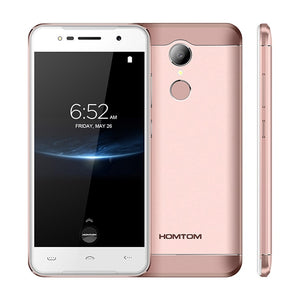 HOMTOM HT37 Pro Smartphone 4G Double Speaker MTK6737 5.0 Inch HD Android 7.0 3GB+32GB 13MP 3000mAh Fingerprint ID Mobile Phone - ren mart